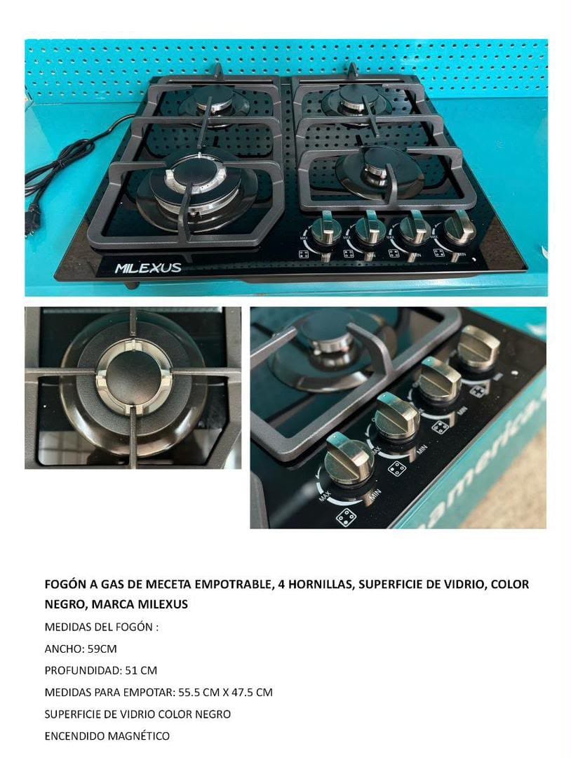Cocina de empotrar Milexus